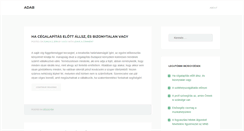 Desktop Screenshot of adab.hu
